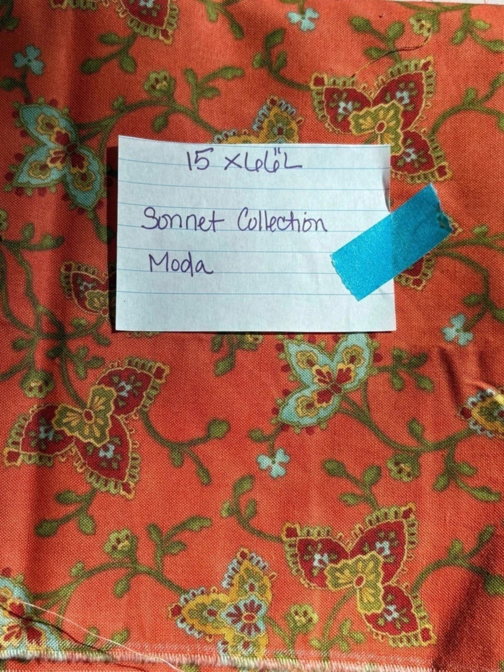 Moda Sonnet Collection by April Cornell Pattern #35031 Floral Print